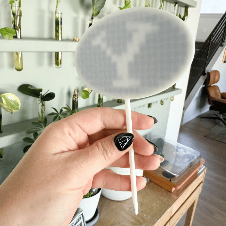 Blue Oval Y | Cake Topper