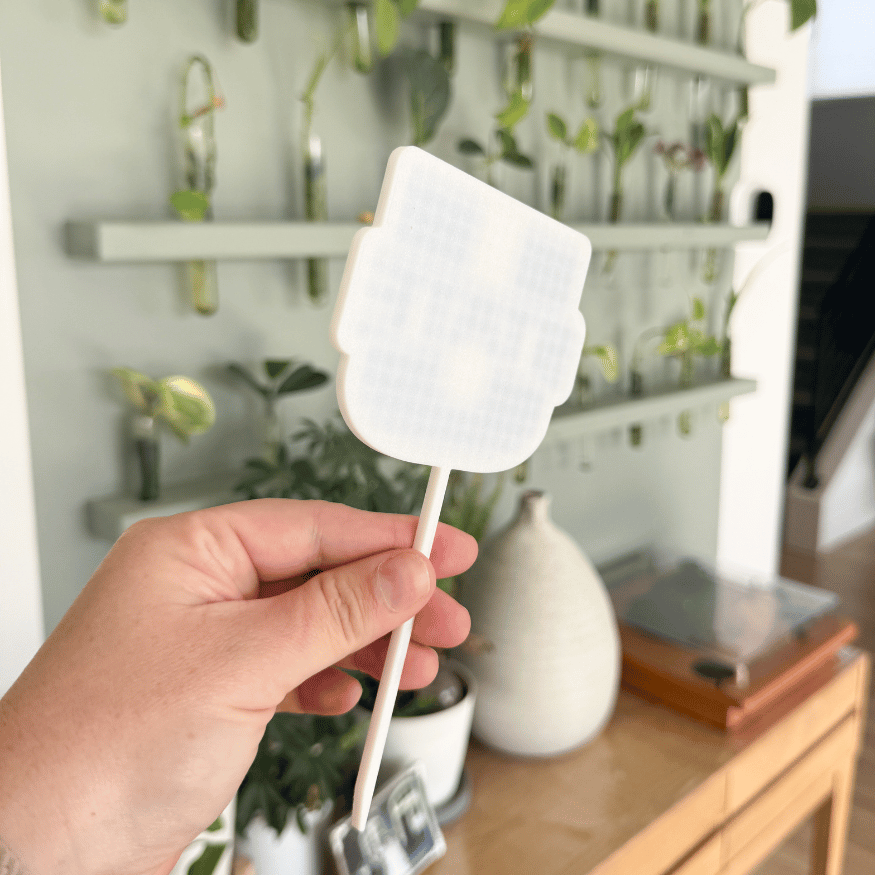 Blue Block U | Cake Topper