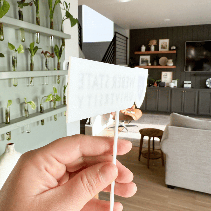 Purple Shield Logo | Cake Topper