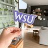 Purple WSU | Cake Topper