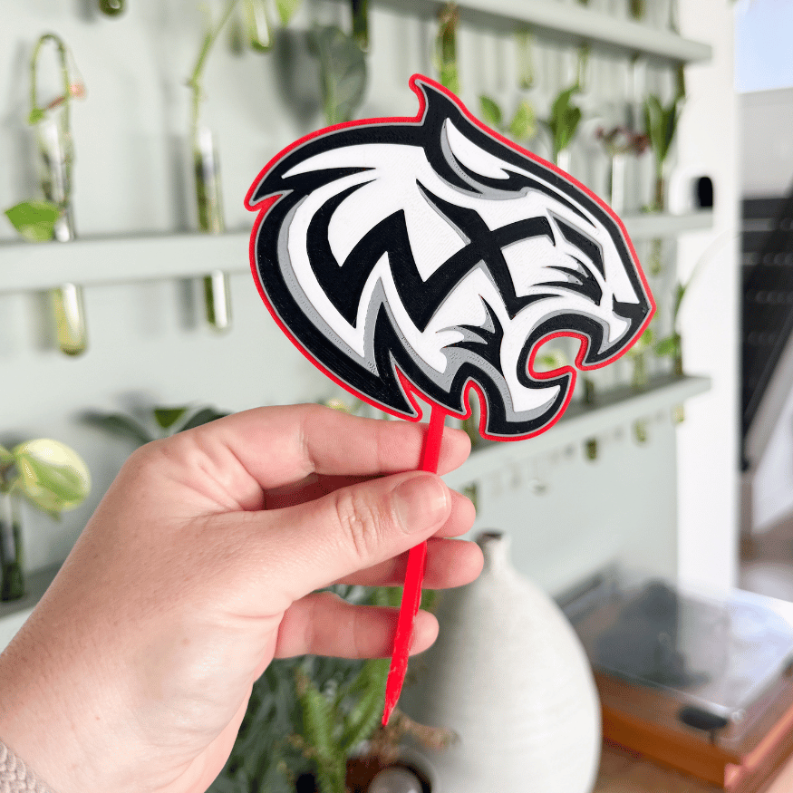 Red Wildcats Logo | Cake Topper