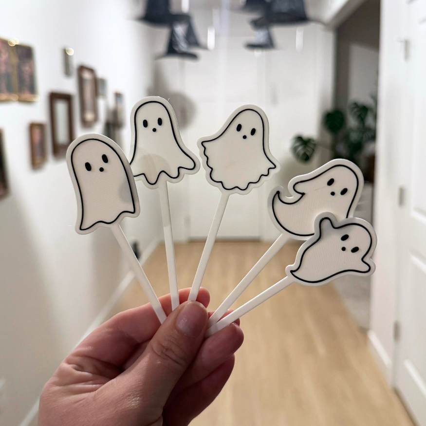 Ghosts | Cupcake Toppers