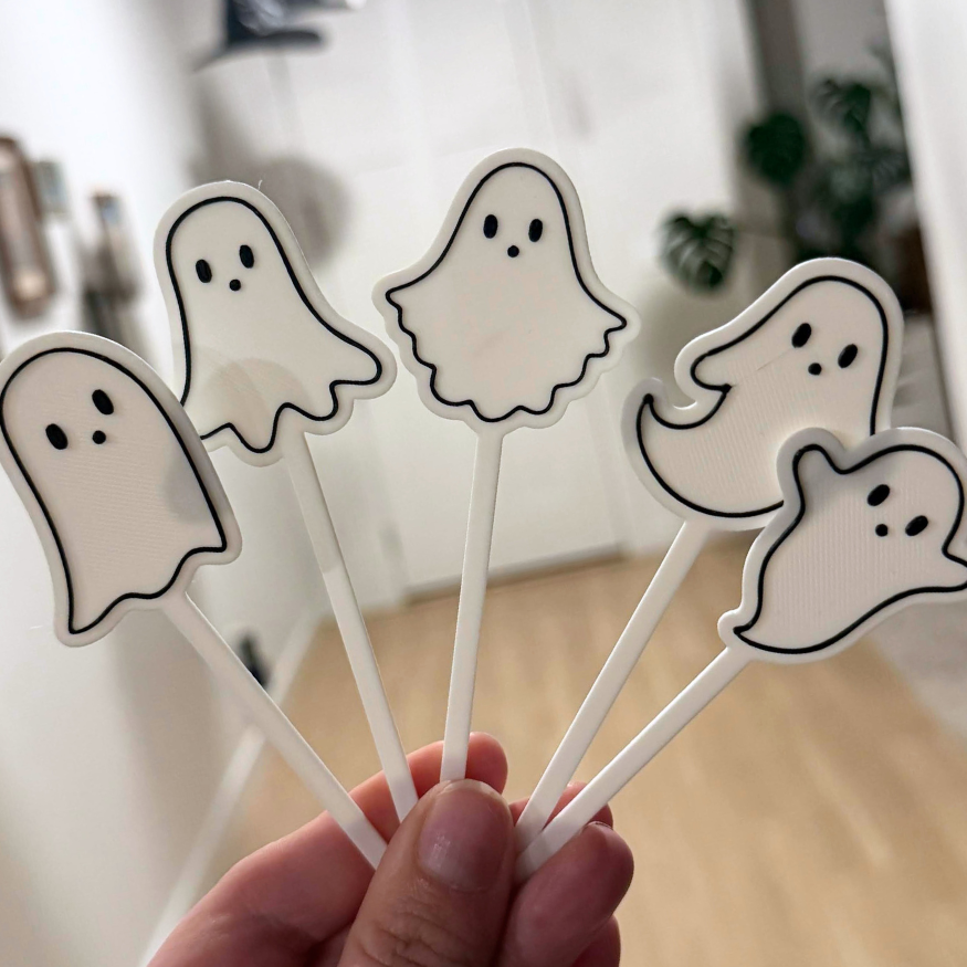 Ghosts | Cupcake Toppers