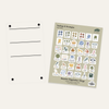 Body Toolbox Board starter bundle with a blank acrylic board and the Body Toolbox cling sheet
