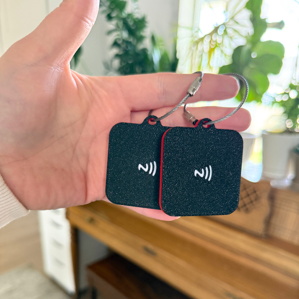 Contack Smart Key Chain NFC Smart Keychains | Tap-to-Share Keychains | Fern Family Co. – The ...