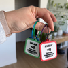 Custom NFC Keychain | Family & Travel Contact Tag