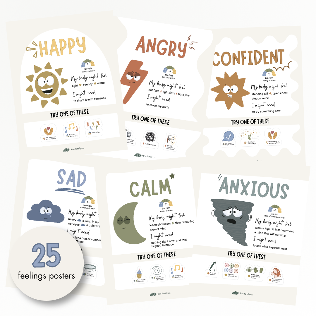 Emotions Posters, Supports, digital file, view 3