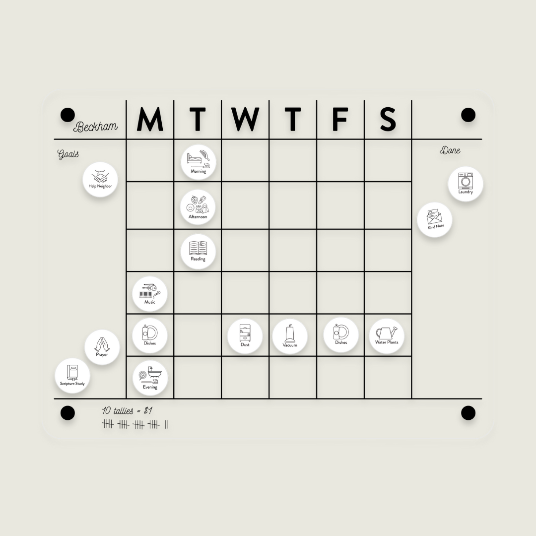 Weekly Board (horizontal) | Starter Bundle
