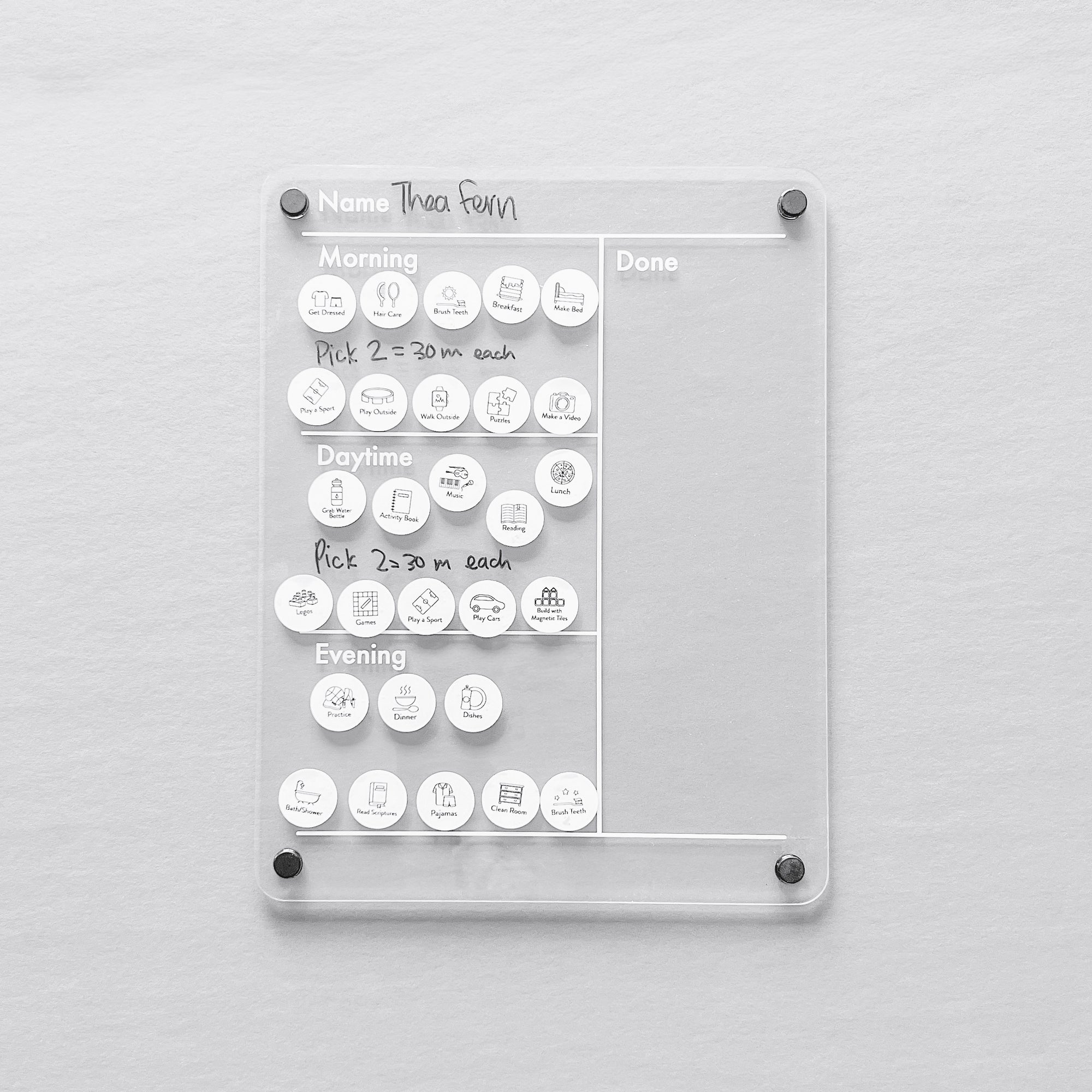 Routine Daily Board | Magnetic