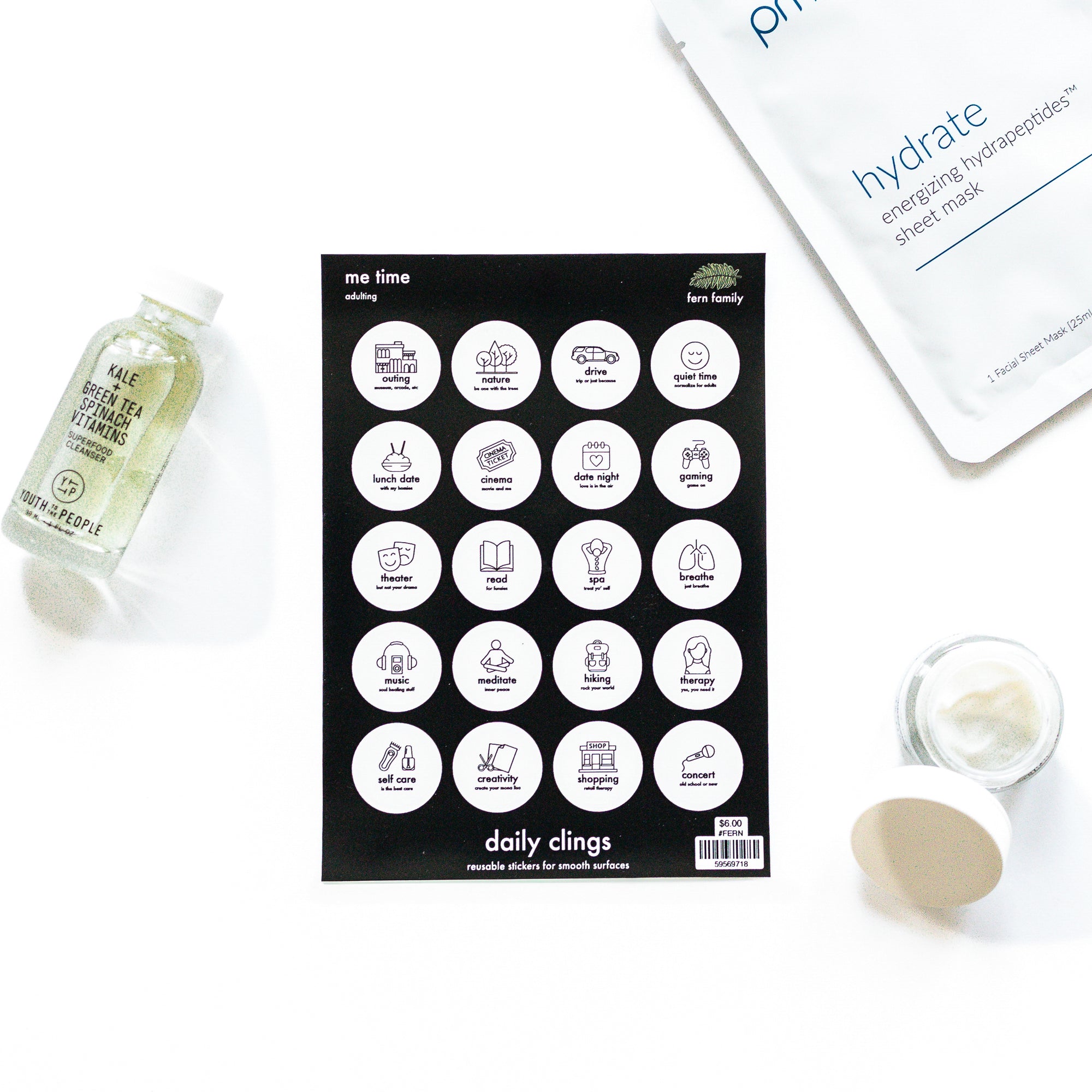 Self-Care & Relaxation | Adulting | Daily Clings