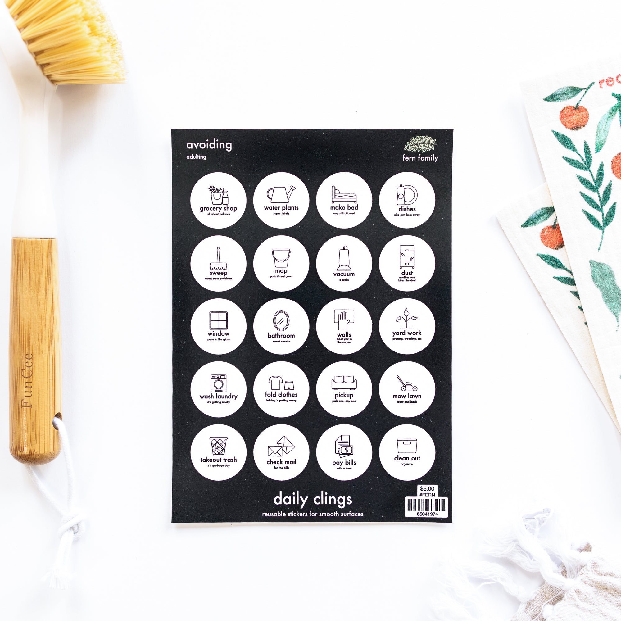 Procrastination Tasks | Adulting | Daily Clings