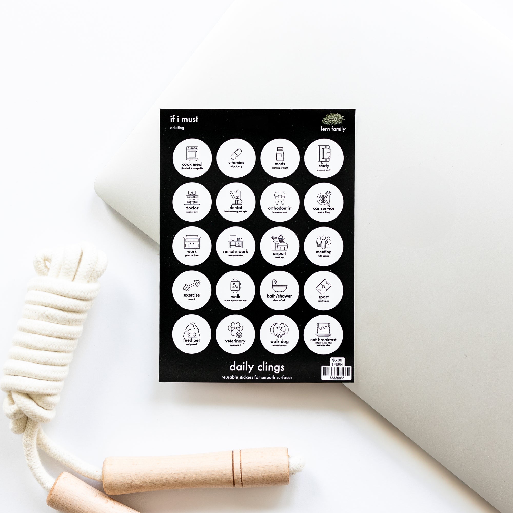 Necessary Tasks | Adulting | Daily Clings