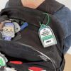 Custom NFC Backpack Tag | Emergency Contact