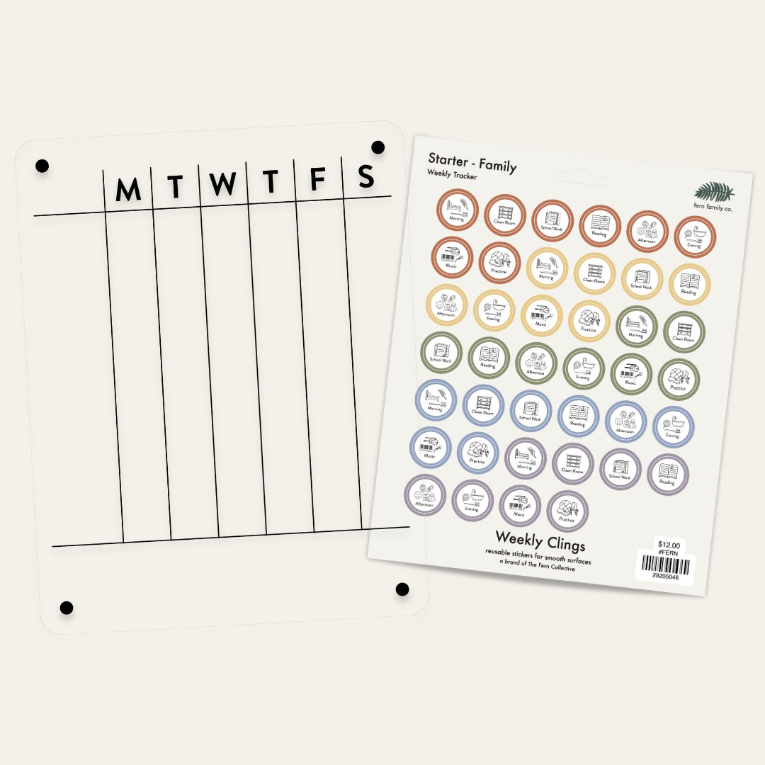 Family Weekly Tracker | Starter Bundle