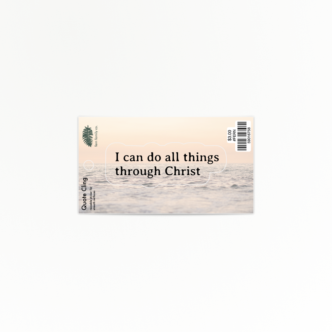Faith | All Things | Quote Clings