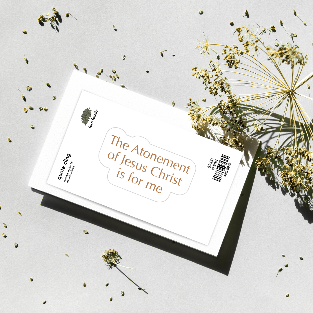 Faith | Atonement | Quote Clings