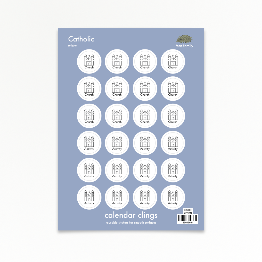 Religion | Catholic | Calendar Clings