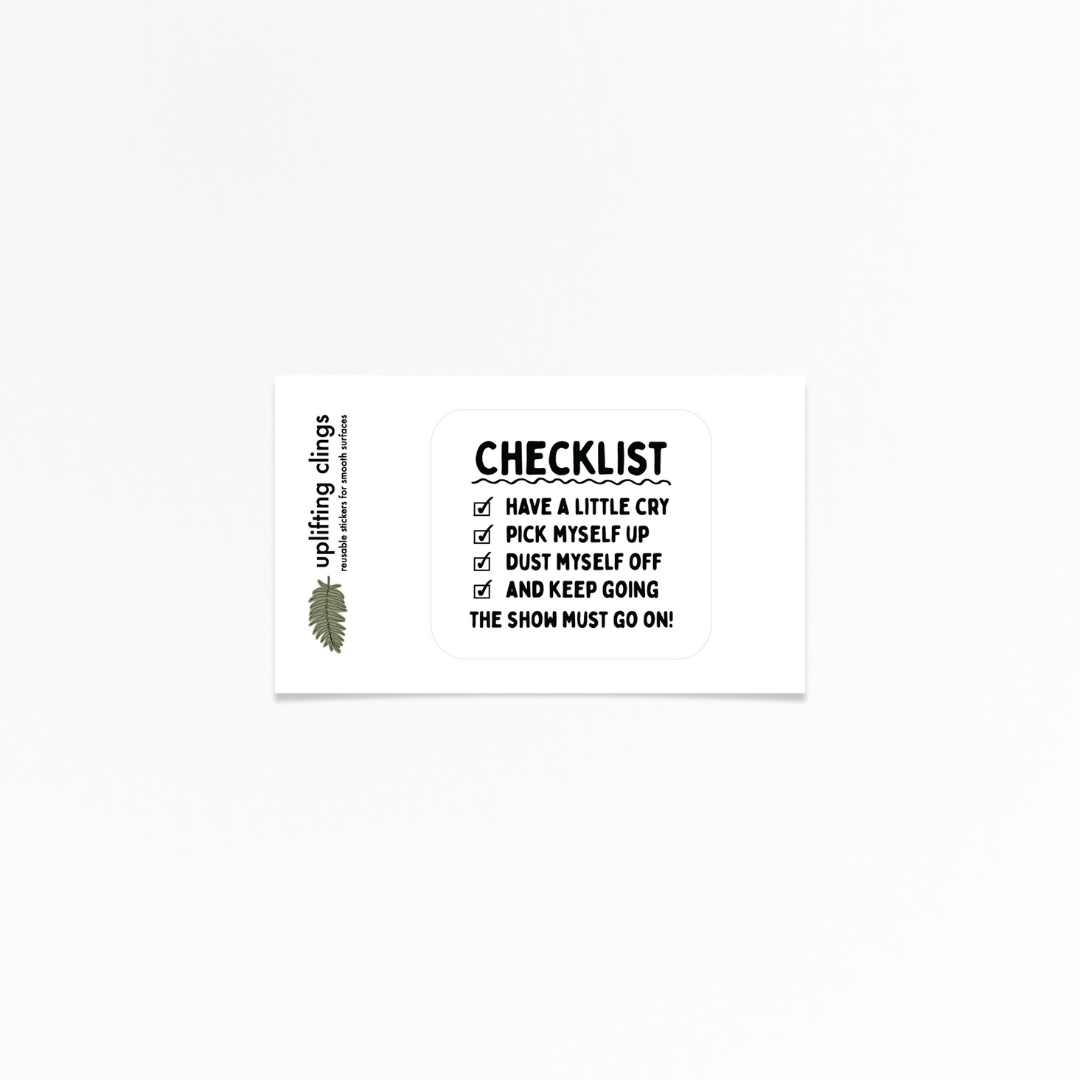 Uplifting | Checklist | Quote Clings