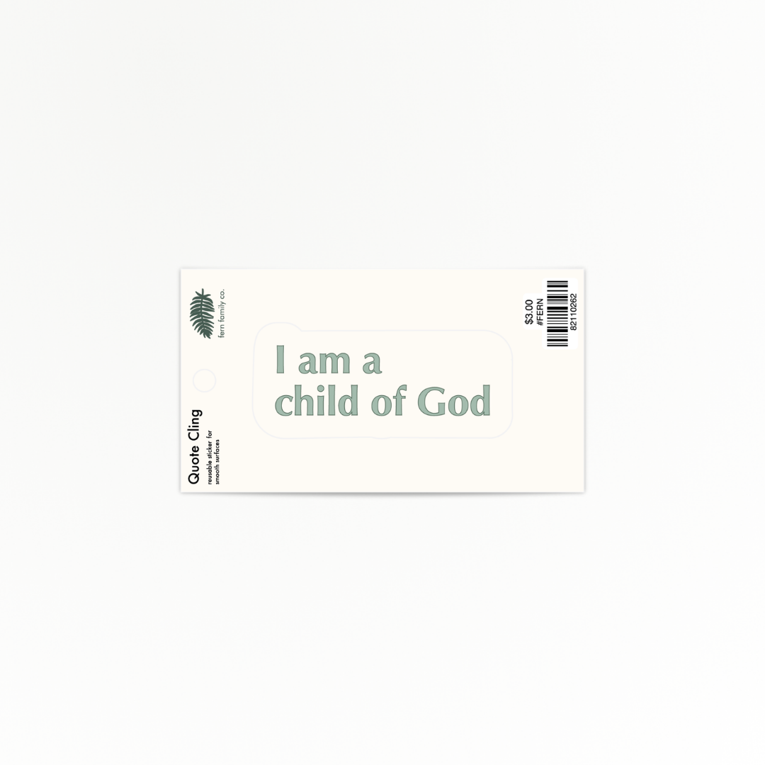 Faith | Child of God | Quote Clings
