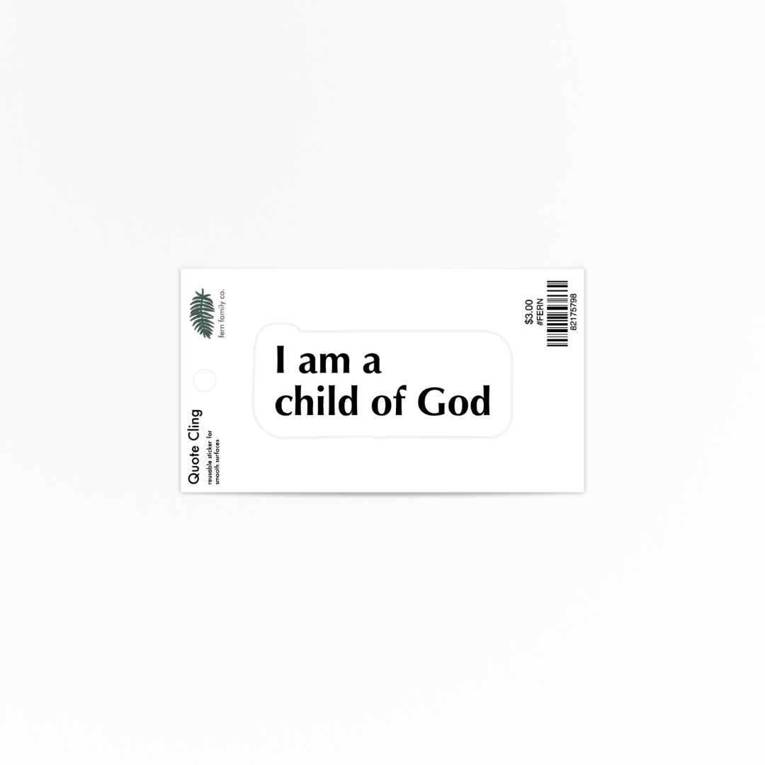 Faith | Child of God | Quote Clings