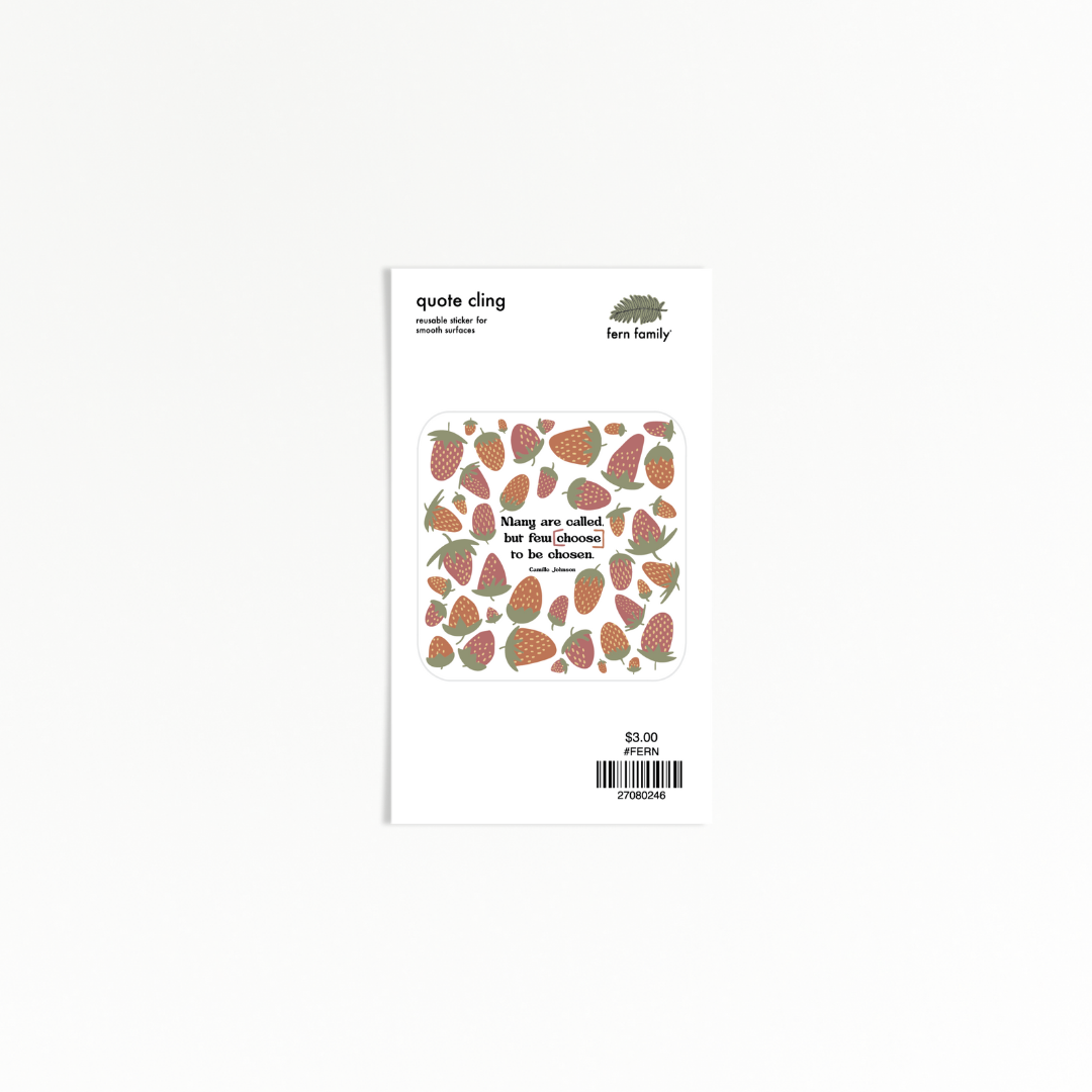 Faith | Choose to be Chosen | Quote Clings