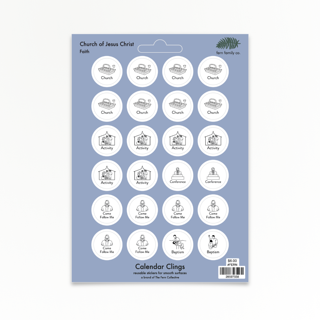 Religion | Church of Jesus Christ | Calendar Clings