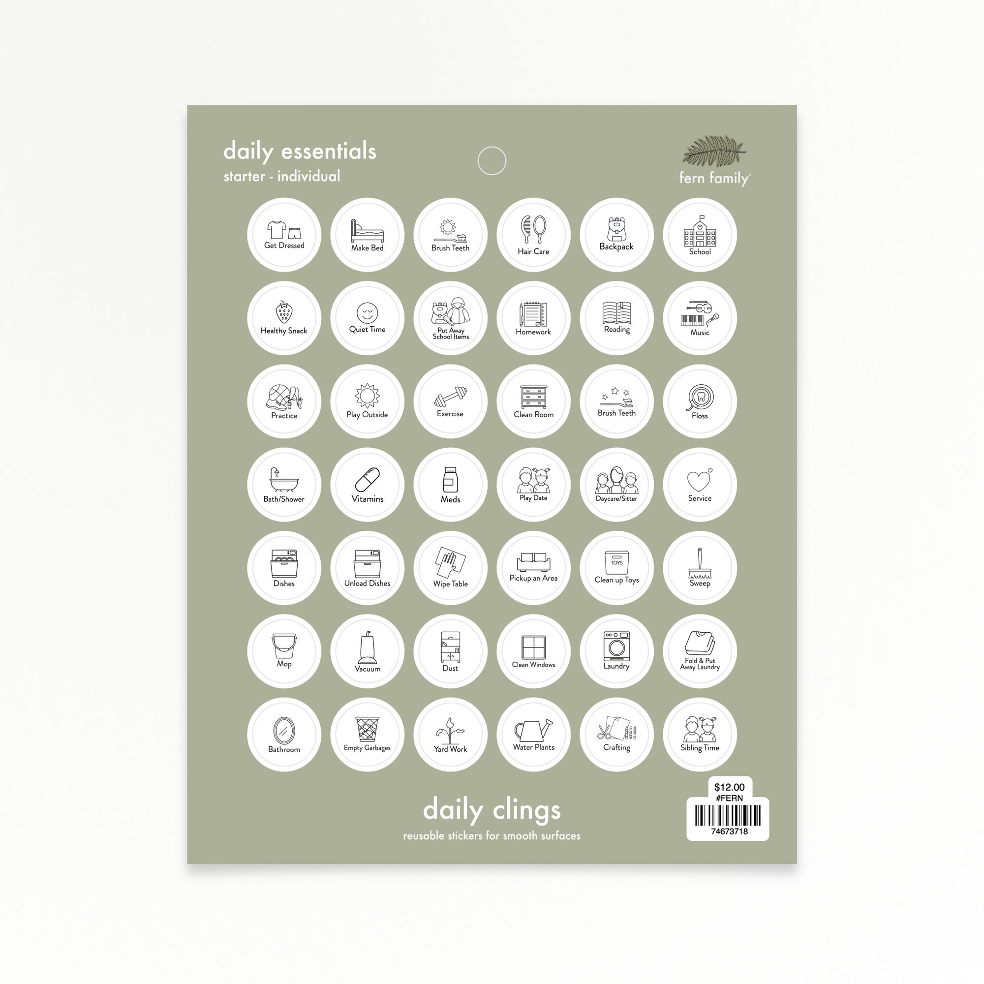 Daily Essentials | Starter | Daily Clings