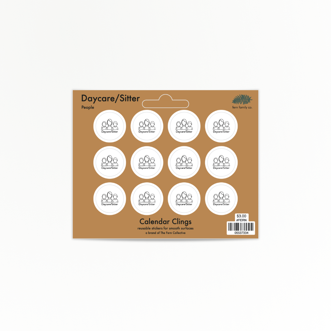 People | Daycare/Sitter | Calendar Clings