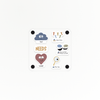 Name Your Feelings clings on a mini square acrylic board