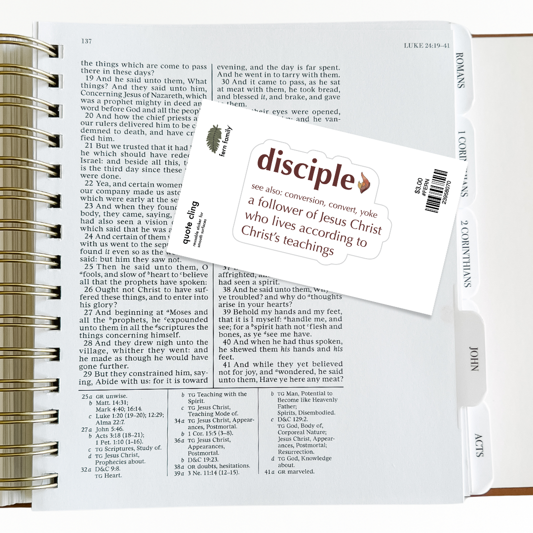 Faith | Disciple Definition | Quote Clings