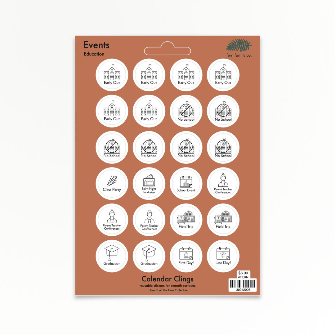 Education | Events | Calendar Clings