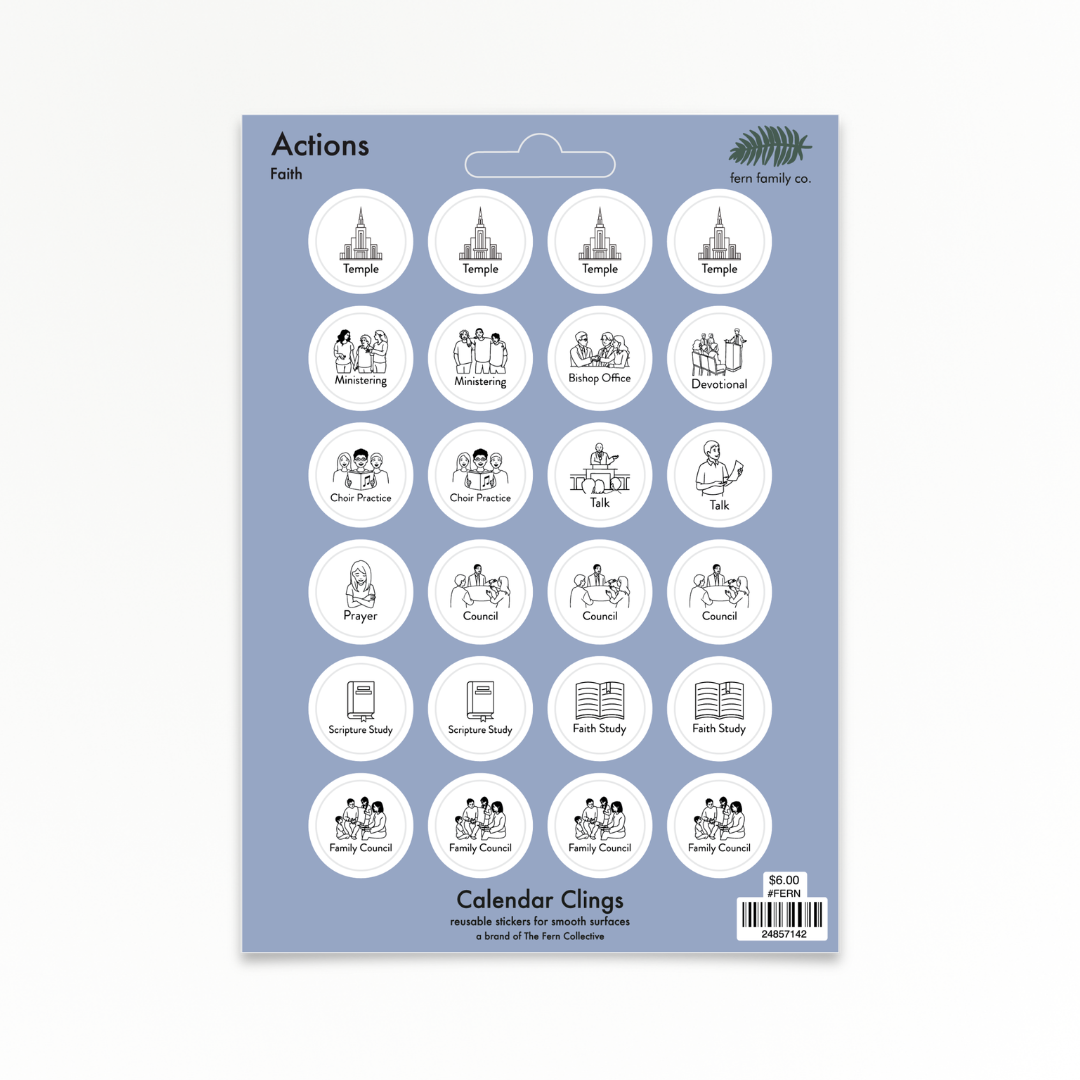Religion | Faith Actions | Calendar Clings