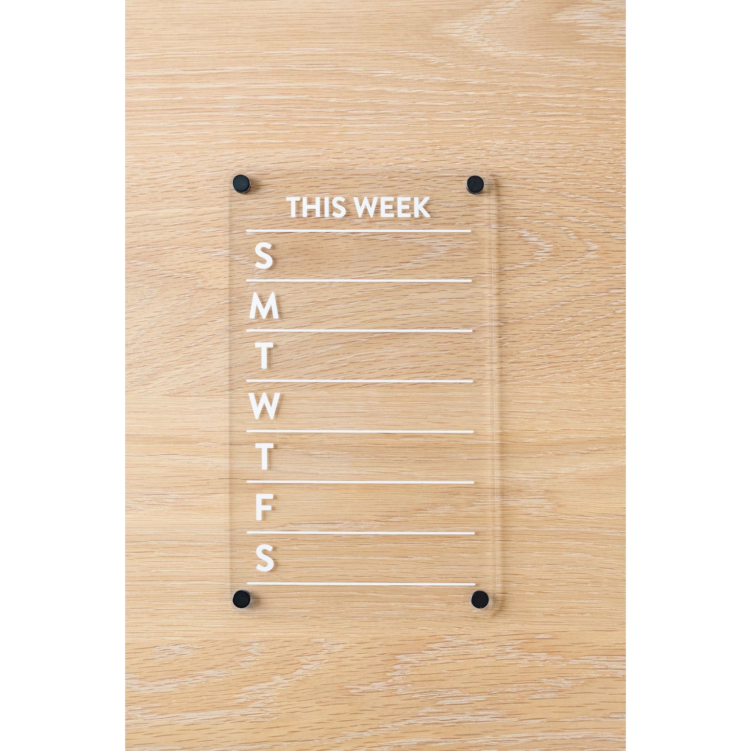 Weekly Overview Board | Magnetic