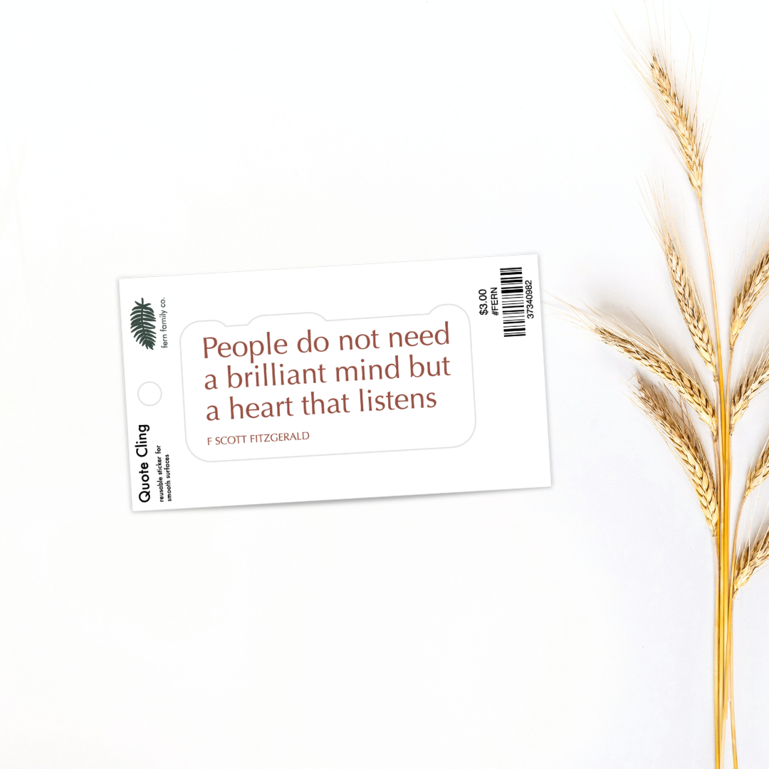 Uplifting | Heart Listens | Quote Clings