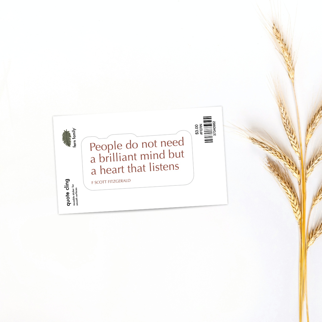 Uplifting | Heart Listens | Quote Clings