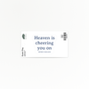 Faith | Heaven Cheering | Quote Clings