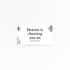 Faith | Heaven Cheering | Quote Clings