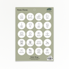 Home Chores Daily Clings sheet