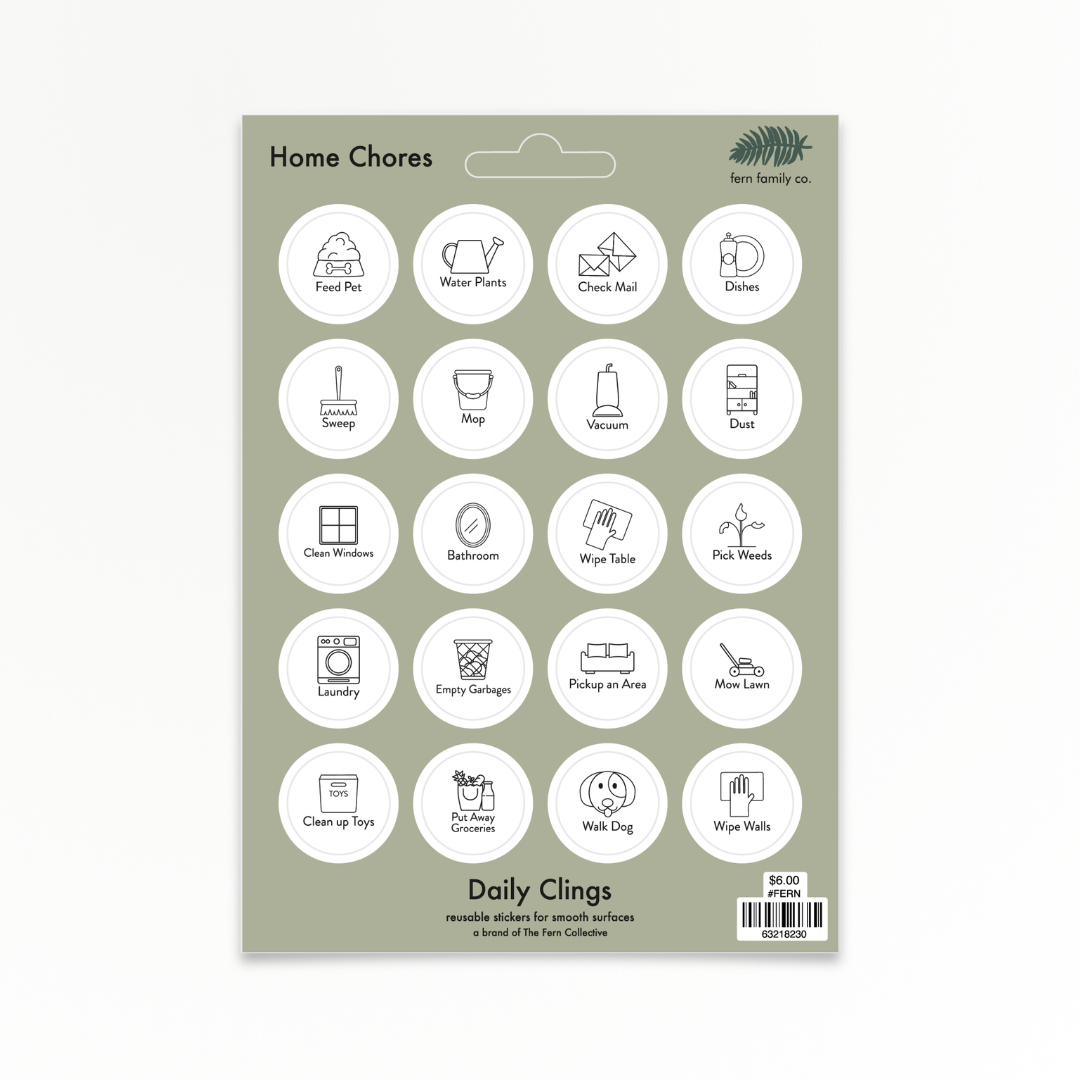 Home Chores | Daily Clings