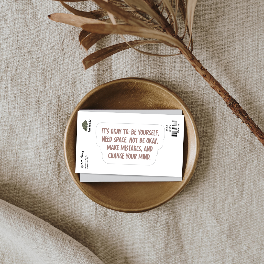 Uplifting | It's Okay | Quote Clings