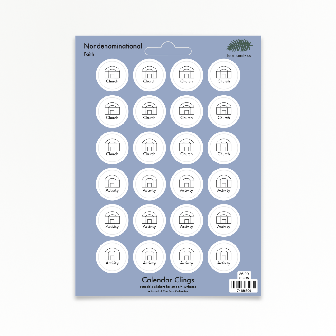 Religion | Nondenominational | Calendar Clings