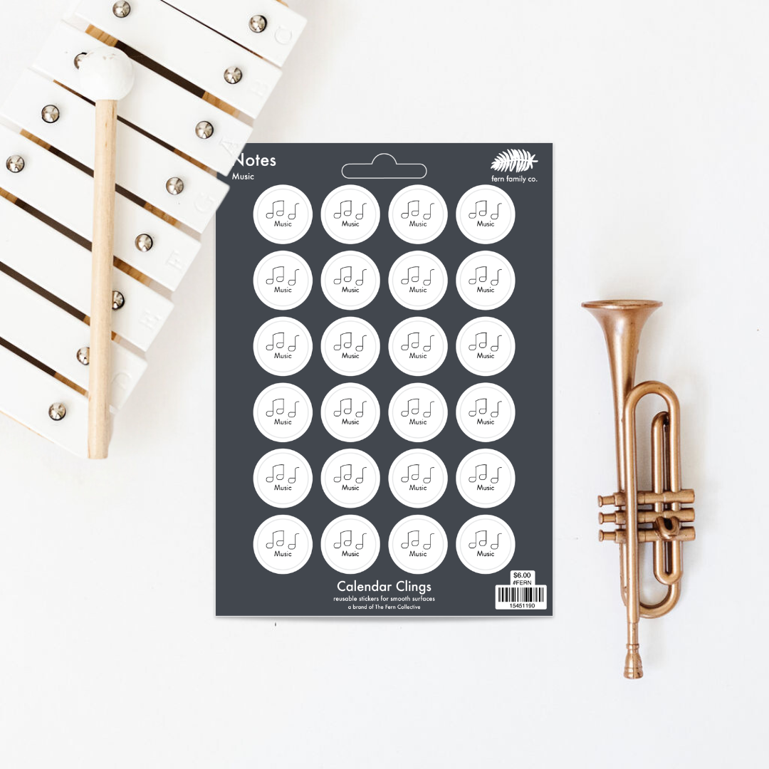 Music | Notes | Calendar Clings
