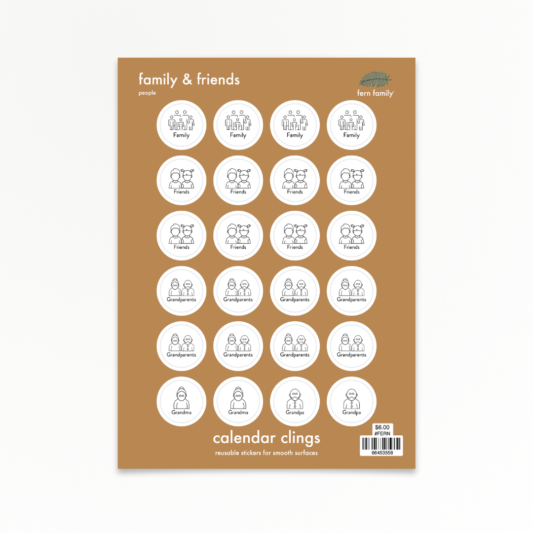 People | Calendar Clings