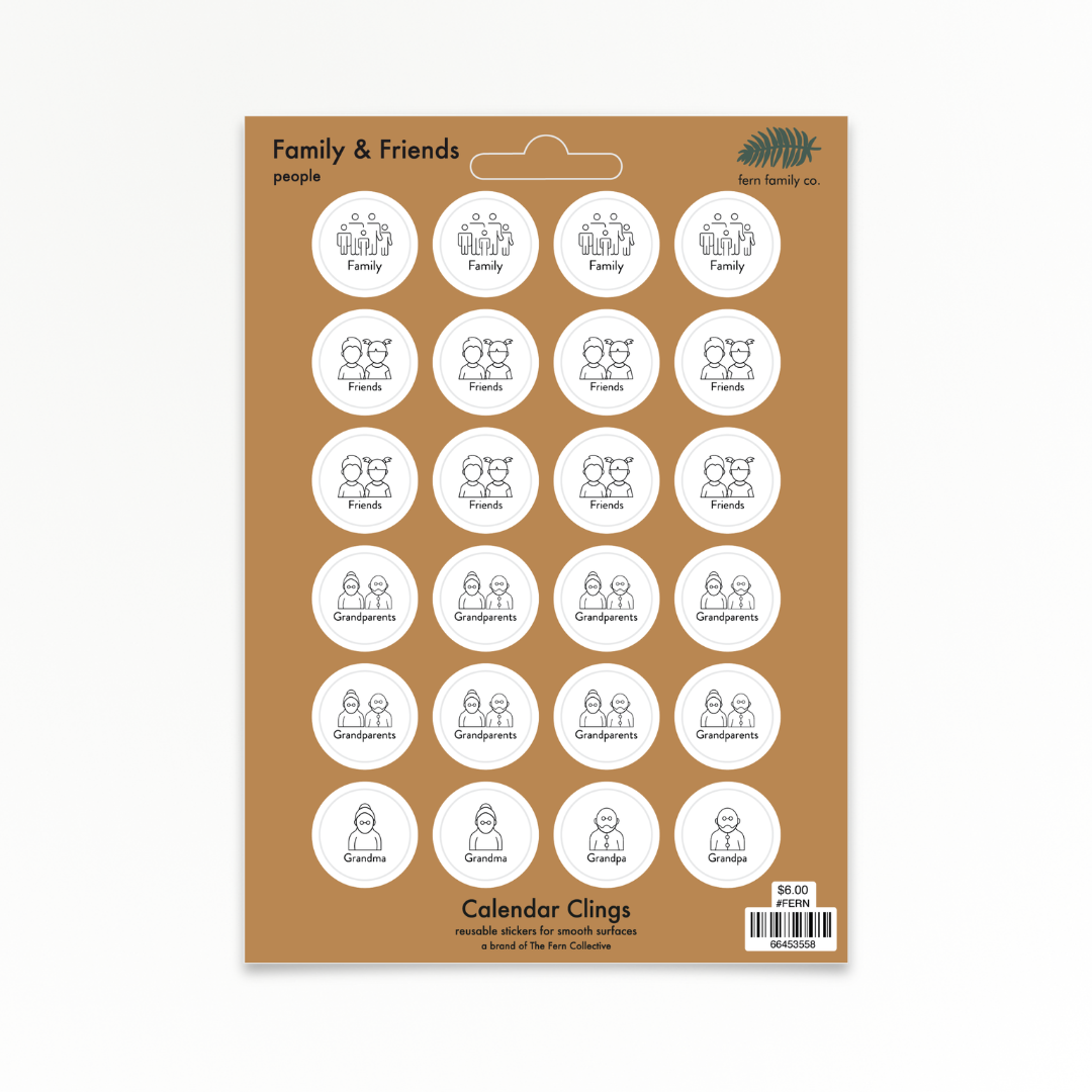 People | Calendar Clings