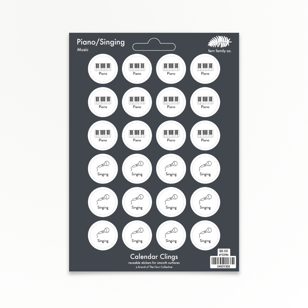 Music | Calendar Clings