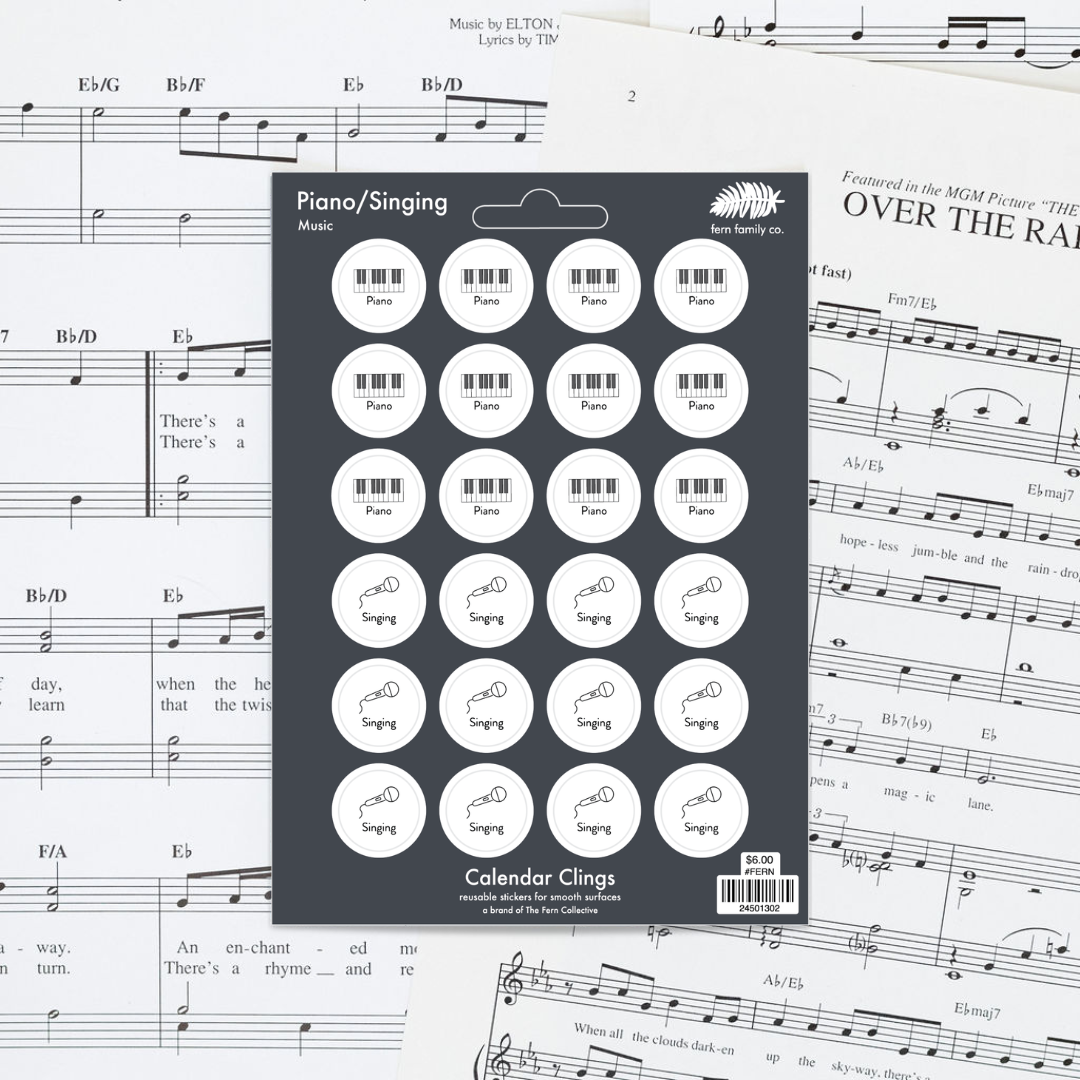 Music | Calendar Clings