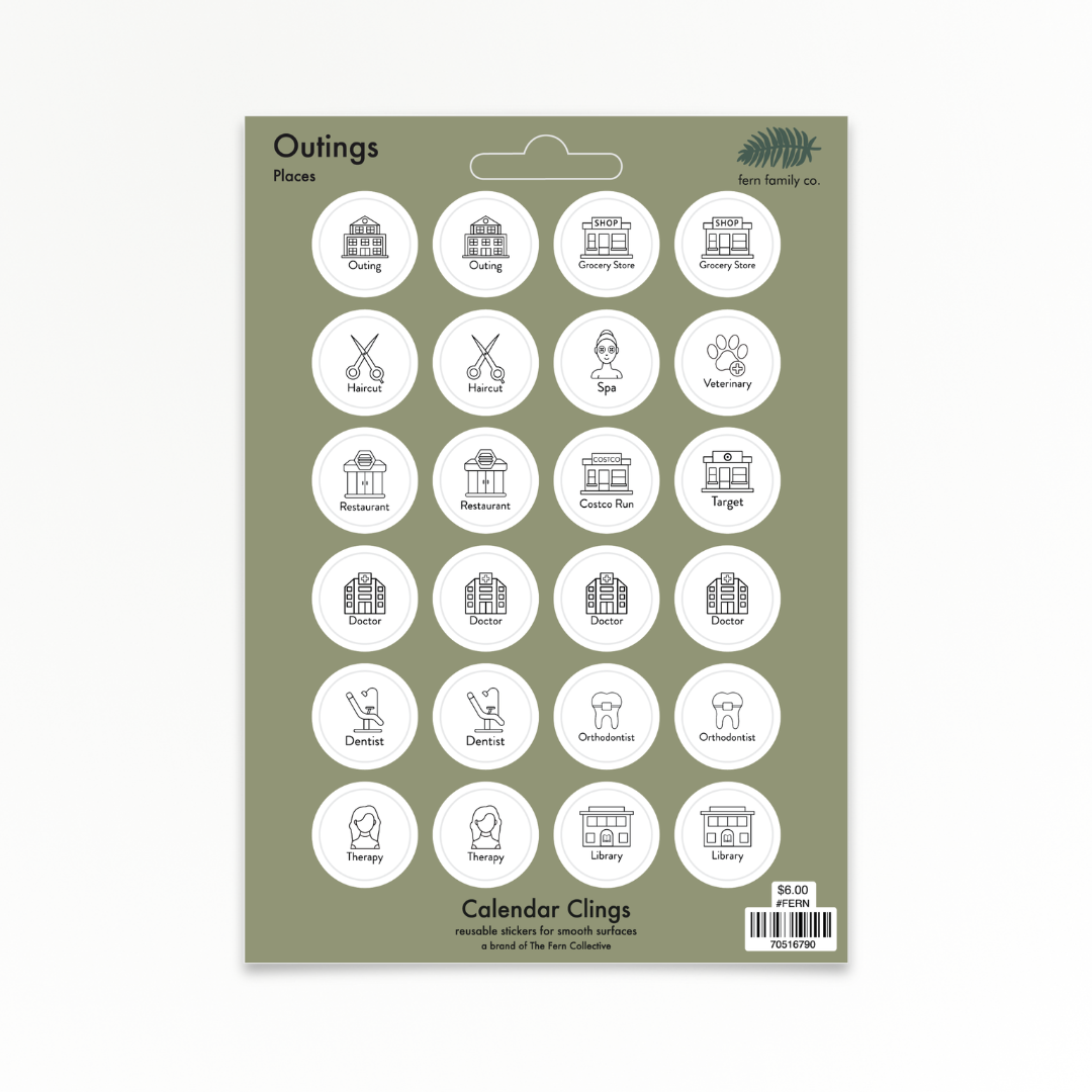 Places | Calendar Clings