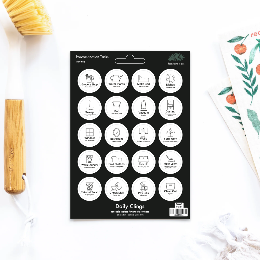Procrastination Tasks | Adulting | Daily Clings
