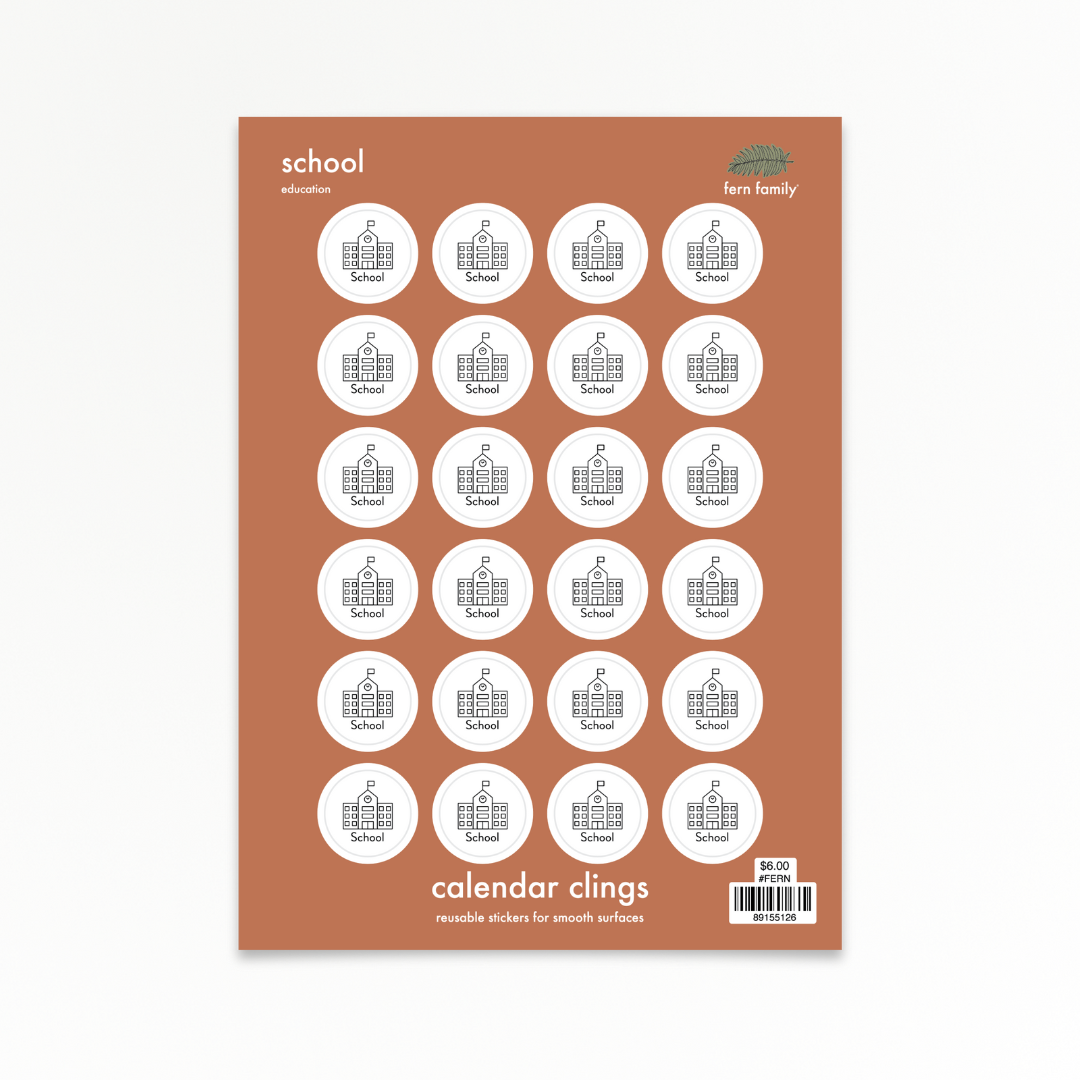 Education | School | Calendar Clings