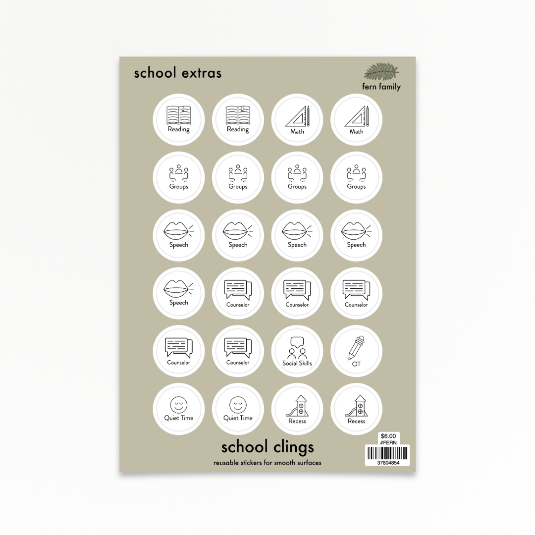 School Extras | Clings